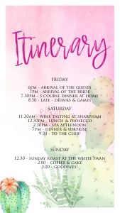 CF1 - Itinerary Mobile design preview