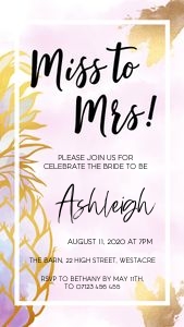 GPG - Miss To Mrs Mobile design preview