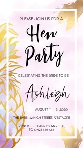 GPG - Hen Party Mobile design preview