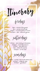 GPG - Itinerary Mobile design preview