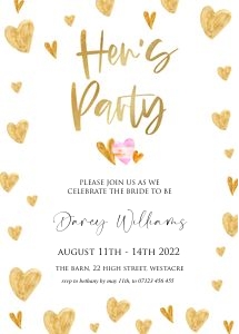 GH1 - Hens Party: GH1 - Hen Party Invite