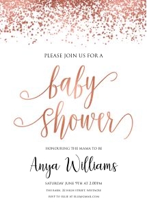 RG1 - Baby Shower Invite design preview