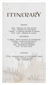 W2 - Itinerary Mobile design preview