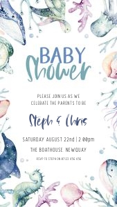 WH2 - Under The Sea Baby Shower Mobile design preview