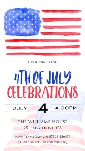 4th July Invite Mobile 1 design preview