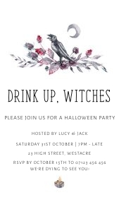 HW - Drink up Witches Mobile design preview
