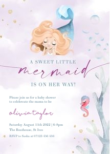 MM1 - Baby Shower Invite 1 - 5x7 design preview