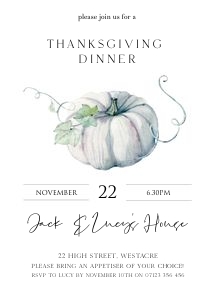 TG1 - Thanksgiving White Pumpkin 5x7 design preview