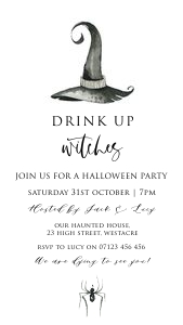 H1 - Drink Up Witches Mobile design preview