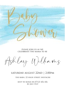 BS1 - Baby Shower 5x7 design preview