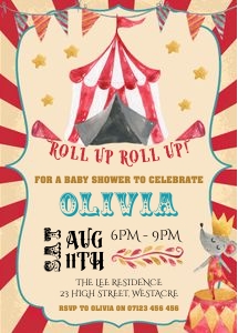 CR1 - Baby Shower Invite 5x7 design preview