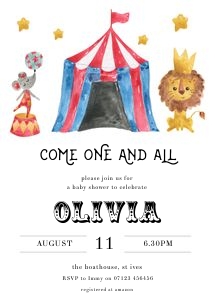 CR1 - WC Baby Shower Invite - 5x7 design preview