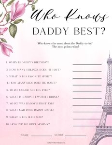 P1 - Who Knows Daddy Best design preview