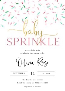 SK1 - Baby Sprinkle 5x7 design preview