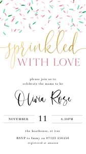 SK1 - Sprinkle With Love Mobile design preview