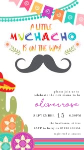 MX1 - Muchacho Invite  Mobile design preview