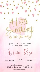 PH1 - Sweetheart Invite Mobile design preview