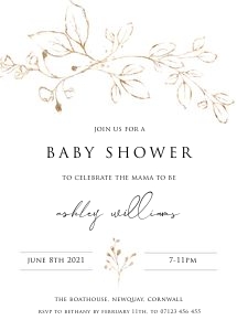 GL1 - Baby Shower 5x7 design preview