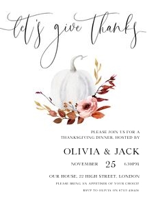TG1 - Lets Give Thanks Invite 5x7 design preview