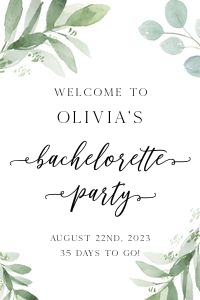 GLG - Bachelorette Welcome Sign 20x30: GLG - Bachelorette Welcome Signs