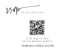 MD - QR & RSVP design preview
