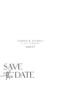 HJ - Save The Date design preview