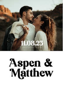 AM - Save The Date design preview