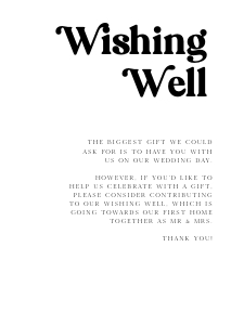 AM - Wishing Well design preview