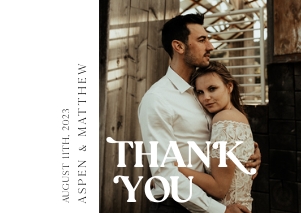 AM - Thank You Card design preview