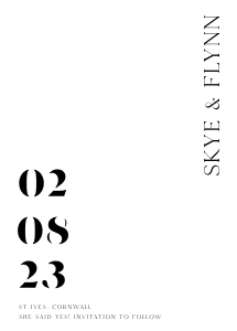 SF - Save The Date design preview