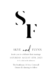 SF - Wedding Invitation Suite design preview