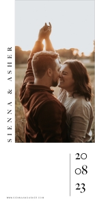 SA - Wedding Invitation Suite Mobile design preview