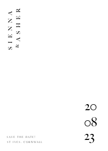 SA - Save The Date design preview