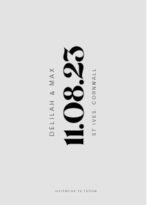 DM - Save The Date design preview