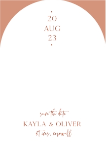 KO - Save The Date design preview