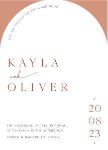 KO - Wedding Invitation Suite design preview