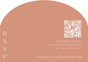 KO - QR RSVP Card design preview