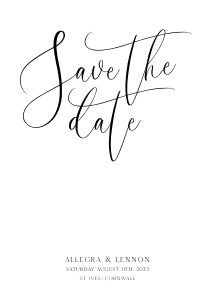 AL - Save The Date design preview