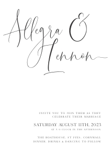 AL - Wedding Invitation Suite design preview