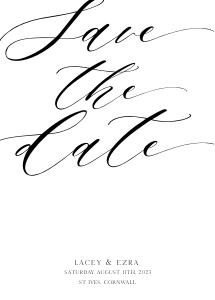 LE - Save The Date 5x7 design preview