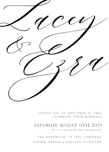 LE - Wedding Invitation Suite design preview
