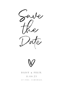 DF - Save The Date 5x7 design preview