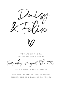 DF - Wedding Invitation Suite design preview