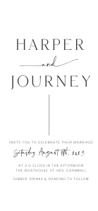 HJ - Invitation Suite Mobile design preview