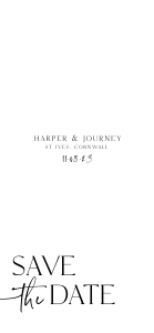 HJ - Save The Date Mobile design preview