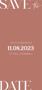 KM - Save The Date Mobile design preview