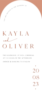 KO - Wedding Invitation Suite Mobile design preview