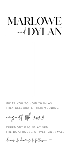 MD - Wedding Invitation Suite Mobile design preview