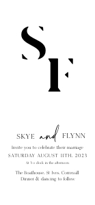SF - Wedding Invitation Suite Mobile design preview