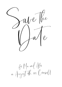 MA - Save The Date 5x7 design preview